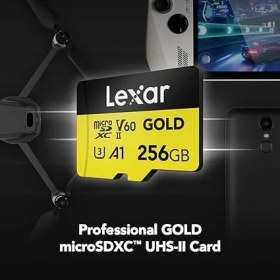 Resim 256GB Professional Gold V60 280MB Uhs-Iı Micro Sd Hafıza Kartı 