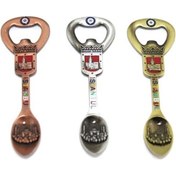 Resim Büro Ev Ofis Dekoru İçin İstanbul Hediyesi Kaşık Tip Metal Açacaklı Magnet 