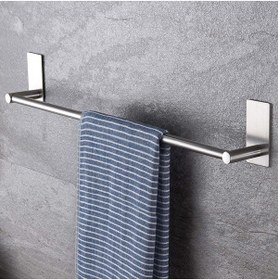 Resim DELTAHOME Paslanmaz Çelik Yapışkanlı Havluluk 50cm Anında Kolay Montaj Vida Yok! 