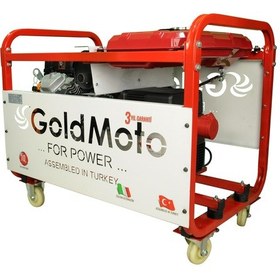 Resim Goldmoto GM16TBJG 14 Kva Benzinli Marşlı Trifaze Jeneratör 
