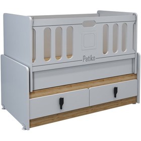 Resim Patiko Furniture Patiko R 121 Rose Asansörlü Beşik 