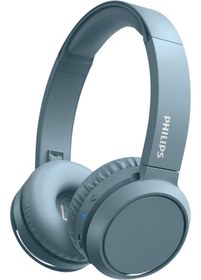 Resim Philips Tah4205 Kablosuz Kulak Üstü Kulaklık (MİKROFONLU) Mavi - 29 Saat- Mavi 