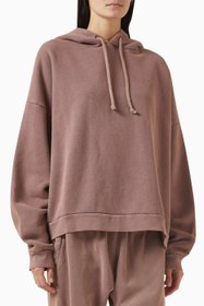 Resim Unisex Rahat Kapüşonlu Süveter - Siyah / S 