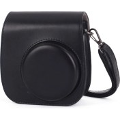 Resim Shun Fujifilm Instax Mini 11 Için Kamera Kılıfı Cep Omuz Askısı ile Pu Deri Çanta (Yurt Dışından) 