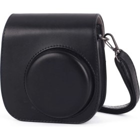 Resim Shun Fujifilm Instax Mini 11 Için Kamera Kılıfı Cep Omuz Askısı ile Pu Deri Çanta (Yurt Dışından) 