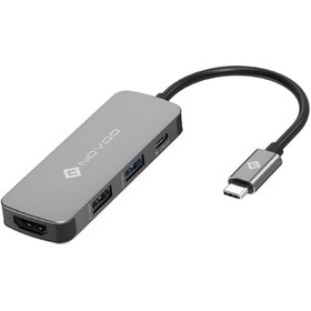 Resim Novoo Type-C to 2*USB-A 4K HDMI PD 100W Dönüştürücü Adaptör 