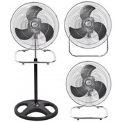 Resim Master F100 3in1 18'' (45 CM) 80 Watt 220 Volt Monofaze Sanayi Tipi Ayaklı/duvar/masa Vantilatörü 
