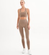 Resim Qlu Infinity Collection Women's Seamless Melange Leggings 