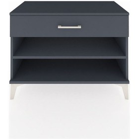 Resim Hyperion Şifonyer Tek Raflı Tek Çekmeceli 88x44x64 Antrasit-antrasit Antrasit 