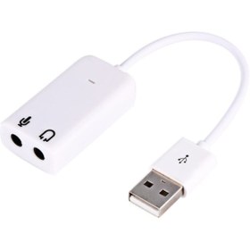 Resim Alfais Al-4505 Harici Kablolu 7.1 Usb Ses Kartı 3.5mm Mikrofon Çevirici Dönüştürücü Adaptör 