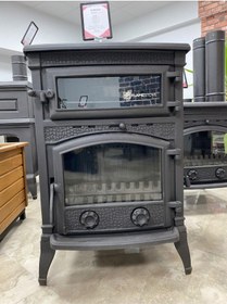 Resim Sirius Maxi Yan Kapak Şömine Döküm Soba Fs-011 Yk 