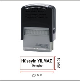 Resim Sırdaş Isim Ünvan Kaşesi - Yazısı Dahil 