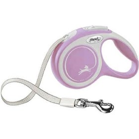 Resim Flexi New Comfort 5 Mt Şerit Otomatik Tasma Small Rose Pembe 