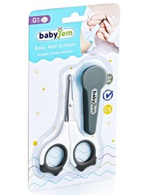 Resim Babyjem Bebek Tırnak Makası - Gri - Gri / Standart 