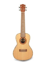 Resim Lanikai Cdst-c Sedir Concert Ukulele Profesyonel - Masif Üst Kapak Masif Sedir Üst Kapak, Akasya Arka Ve Yanlar, Krom Açık Mekanizma Burgular Ölçüler: Concert Boy / 15 Perde 