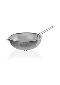 Resim Balsa Saplı Çelik Kevgir Süzgeç 26cm Gri 