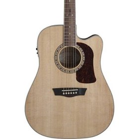 Resim Washburn HD10SCE Heritage 10 Elektro Akustik Gitar (Profesyonel - Dreadnought Cutaway) | Masif Ladin Üst Kapak, Maun Arka ve Yanlar, Fishman Presys II Preamp Sistemi | Ölçüler: 648 mm Skala Uzunluğu 
