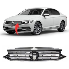 Resim Volkswagen Passat B9 2019 - 2021 Ön Pajnur Nikelajlı - 3G0853651AN 