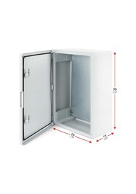 Resim Akiş Akab-250150 Opak Kapaklı Abs Plastik Elektrik Panosu (25X35X15 Cm) 