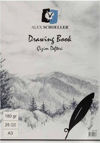 Resim Alex Schoeller Eskiz Bloknot A3 180 Gr 25'li 