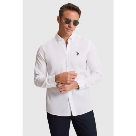 Resim U.s. Polo Assn. Erkek Beyaz Gömlek Basic 50332757-VR013 