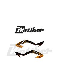 Resim Mondial Drift L Orta Şase Ve Ön Grenaj Orange Triangle Sticker Etiket Kaplama Modeli 