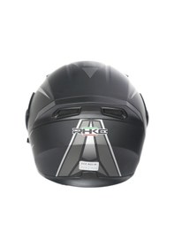 Resim Rhkc 902 Çene Açılır Vizörlü Kask Mat Siyah/gri Renkli 