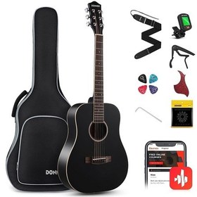 Resim Donner Ec983 Akustik Gitar Seti Siyah 