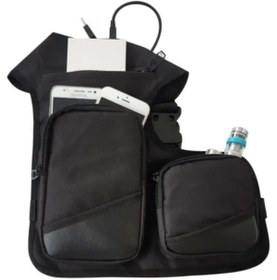 Resim ebakbak Motosiklet Bel Bacak Çantası Impertex Kumaş Bol Para Cepli Kurye Motor Çanta Leg Bag 