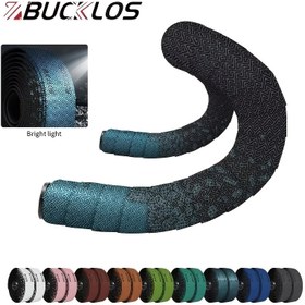 Resim BUCKLOS Bisiklet Tutma Kolu Bandı Şok Geçirmez Bisiklet Yol Bisikleti Bandı Kaymaz Yarış Yumuşak PU EVA Tutma Kolu Kemeri Bükülmüş Bar Sarımları 