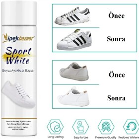Resim Ankanorm Beyaz Spor Ayakkabı Boyası Beyaz Likit Sıvı Boya Sneaker Yenileyici Boya 