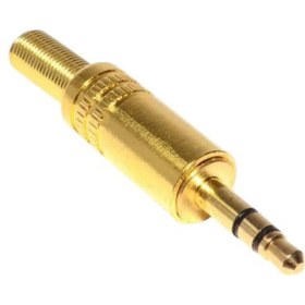 Resim Powermaster 3.5 Mm Mono Gold Metal Jack Fiş 