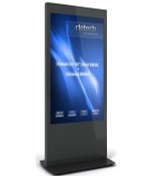 Resim Cletech C01 65" Totem Kabini + Samsung QM65C 65" Signage Monitör 