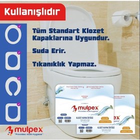 Resim Mulpex Klozet Kapak Örtüsü 10 x 250'li 