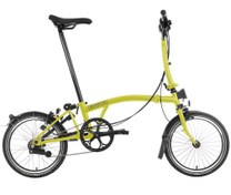 Resim BROMPTON C LINE EXPLORE M6L KATLANIR BİSİKLET YUZU LIME 