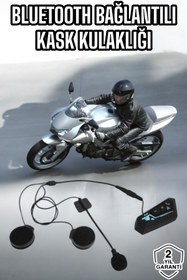 Resim ASTRALTECH Kask Kulaklığı Motosiklet Intercom Interkom Dinleme Konuşma Özellikli Su Geçirmez 