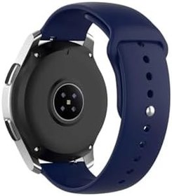Resim Huawei Watch Gt2 Gt2e Gt2 Pro Gt3 Se Gt3 Pro 46 mm Tam Uyumlu 22 mm Klasik Silikon Kordon Lacivert 