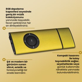Resim GoldMaster Slim4 4GB Dijital MP3 Player 