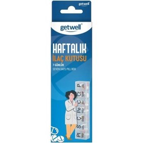 Resim Getwell Haftalık İlaç Kutusu 