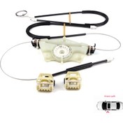 Resim VW New Beetle C1 1C1 1997-2011 3-Kapı HB 1CM898655 İçin Elektrikli Ön Sol Kapı Cam Kriko Tamir Seti 