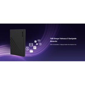 Resim HIKSEMI MHB201, 512GB, 2.5", USB 3.0, 5Gbps, Taşınabilir Harici SSD 