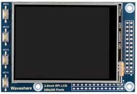 Resim Waveshare 2.8 inch Rezistif Dokunmatik IPS LCD Ekran 320x240 (A) 