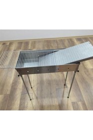 Resim BarbeküGrill Paslanmaz Çelik Mangal-Büyük Boy 