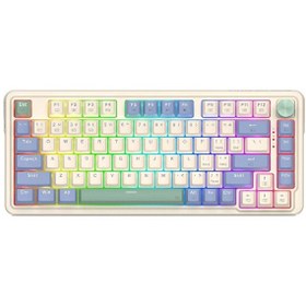 Resim Redragon Ucal Pro K673CPG-RGB-PRO Beyaz Kablosuz Klavye 