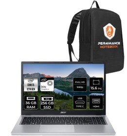 Resim ACER Aspire 3 i5 1235U 36GB RAM 256GB SSD 15.6'' FHD FDOS Taşınabilir Bilgisayar & PER4 ÇANTA 