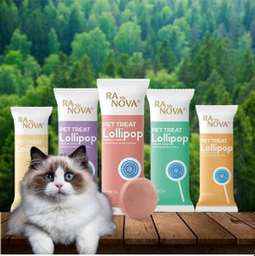Resim Ranova Malt Destekli Kedi Lolipop'u Kedi Ödülü Kedi Vitamini 5'li 