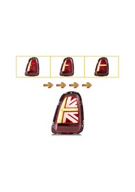 Resim Autogp Mini Cooper R59 Stop Lambası Ledli British Flag 2008 / 2014 Kırmızı Mc08lst59r 