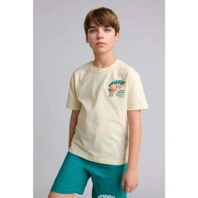 Resim DeFacto Baskılı Tişört Şort Pijama Takımı Erkek Çocuk H8195A826HS 