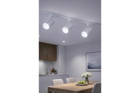 Resim Hero Led 3 Adet Beyaz Kasa 30W Ray Spot+1 Mt. Raylı Mağaza ve Vitrin Armatürü – BEYAZ IŞIK 