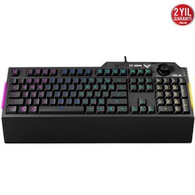 Resim ASUS TUF GAMING K1 USB Q Trk Mekanik Hisli Siyah Gaming Klavye 